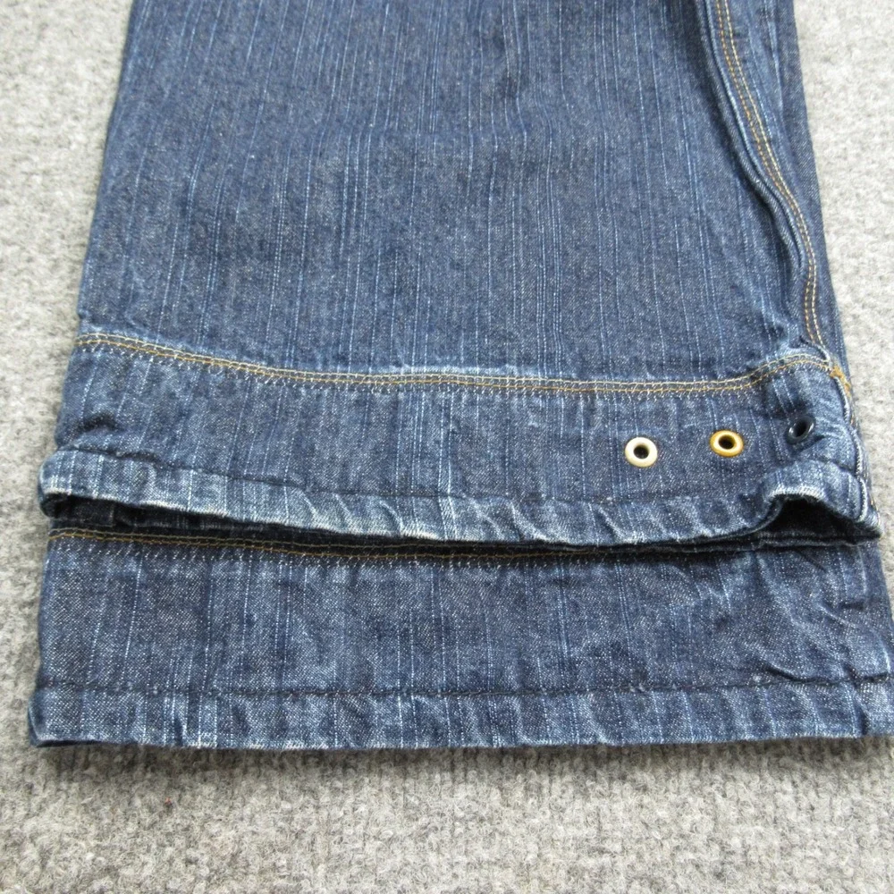 Vintage Dtek Jeans ‎ Mens 40x32 Y2K Straight Leg Baggy Relaxed Grunge Grommets